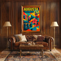 Augusta, Georgia A Vibrant Tribute Poster