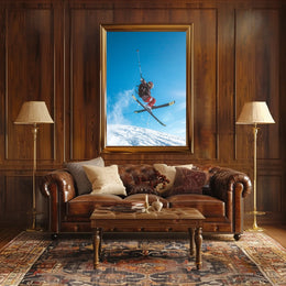 Skiing Adventure Poster