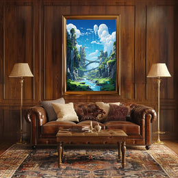 Enchanted Sky Bridges Poster