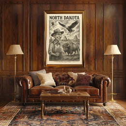 North Dakota Heritage Poster