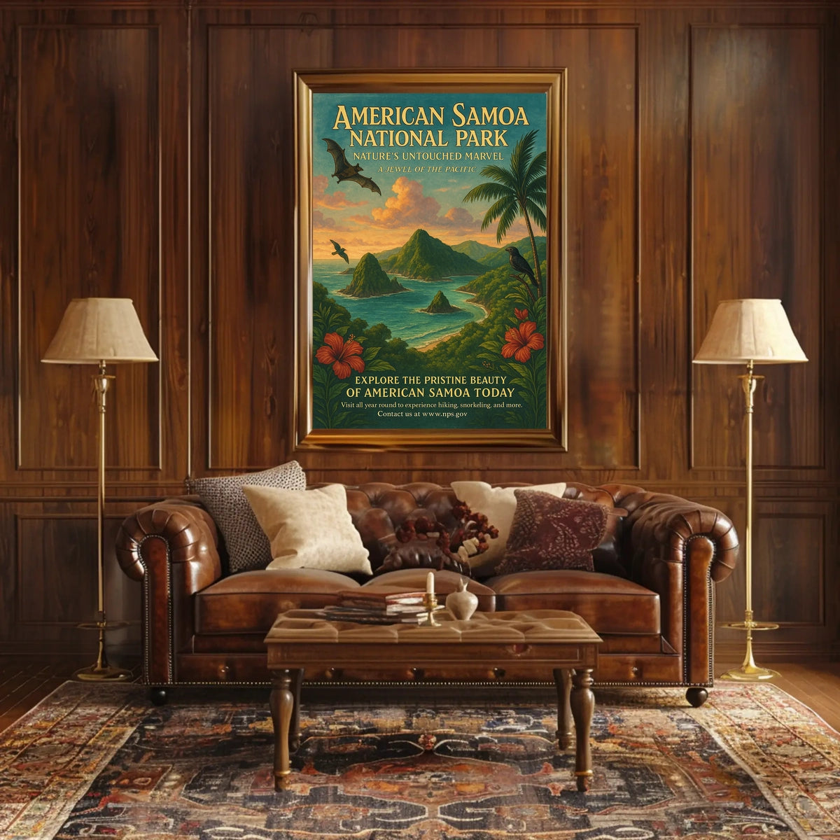 National Park of American Samoa Travel Poster
