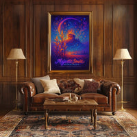Majestic Iowa Myth Magic Poster