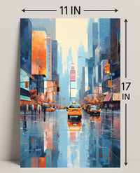 Cityscape Reflections Poster PosterGoat