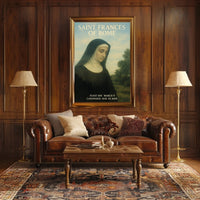 Saint Frances Of Rome Poster