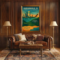 Discover JacksonvilleS Expansive Charm Poster