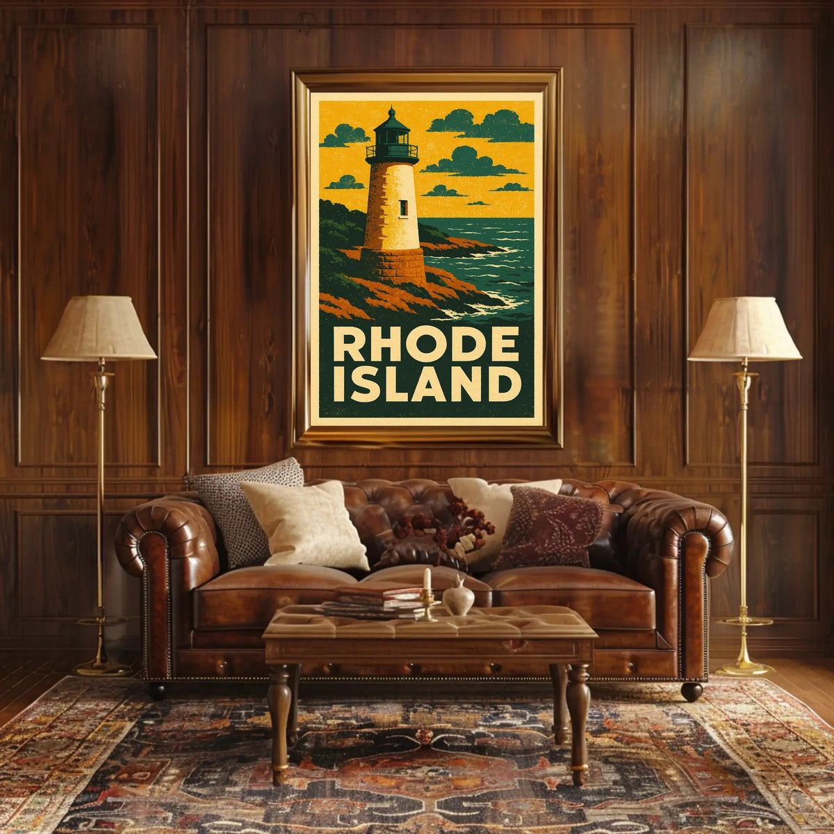 Rhode Island Lighthouse Poster