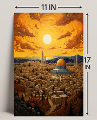 Radiant Cityscape Poster