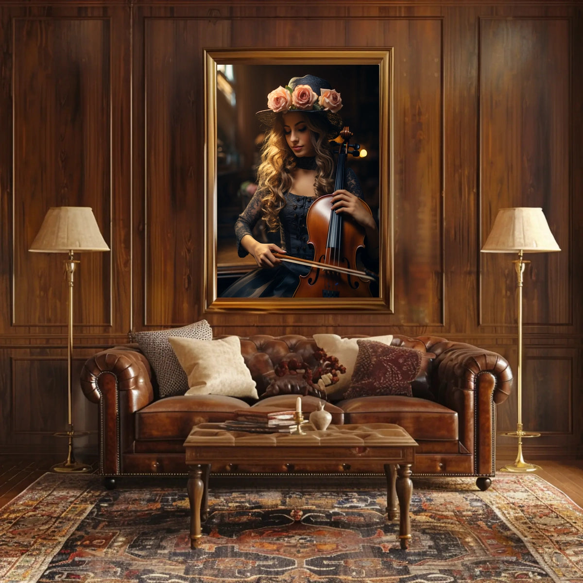 The ViolinistS Elegance Poster