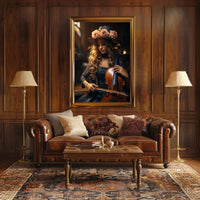 The ViolinistS Elegance Poster