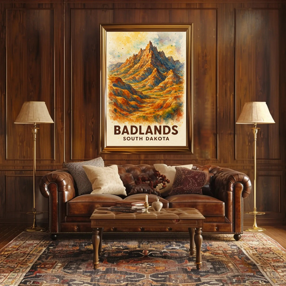 Badlands of South Dakota Poster