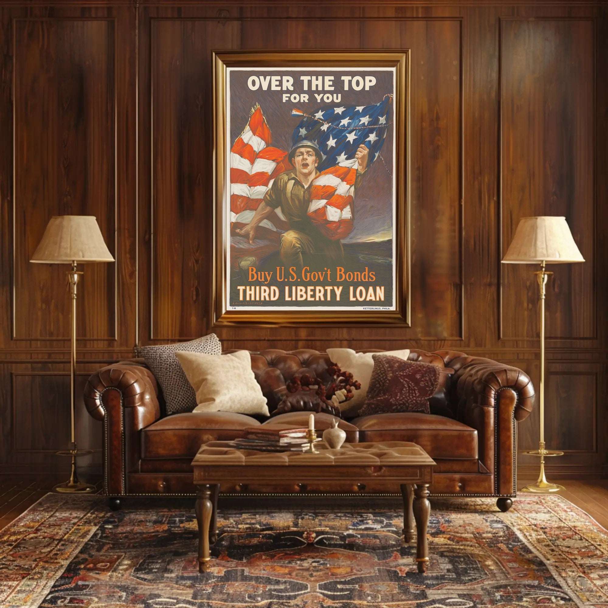 Third Liberty Loan Propaganda Poster for Patriotic Support