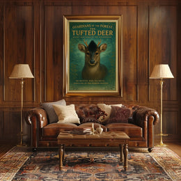 Guardians of the Forest The Tufted Deer Poster