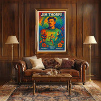 Celebrating Jim Thorpe Multisport Legend Poster