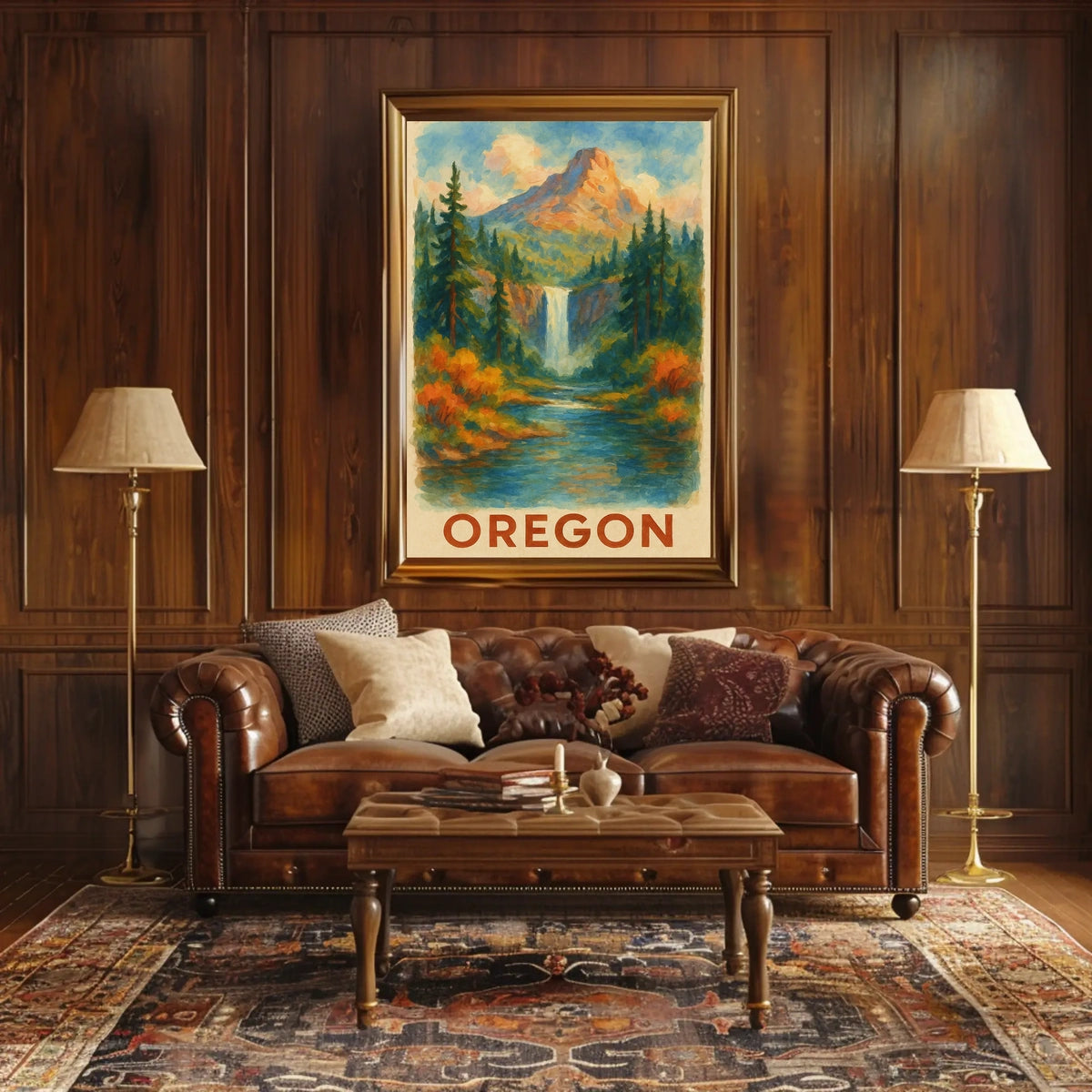 Oregon Scenic Landscape Poster