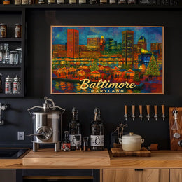 Baltimore Holiday Market Poster