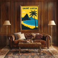 Saint Lucia Paradise Poster