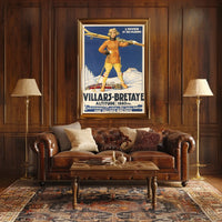 Winter Pleasures In Villars-Bretaye Poster