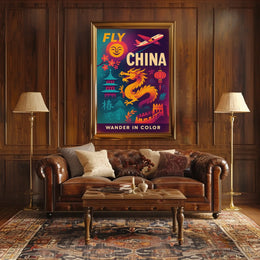 Fly China Wander in Color Poster