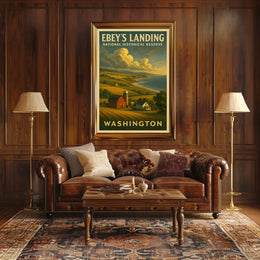 EbeyS Landing National Historical Poster