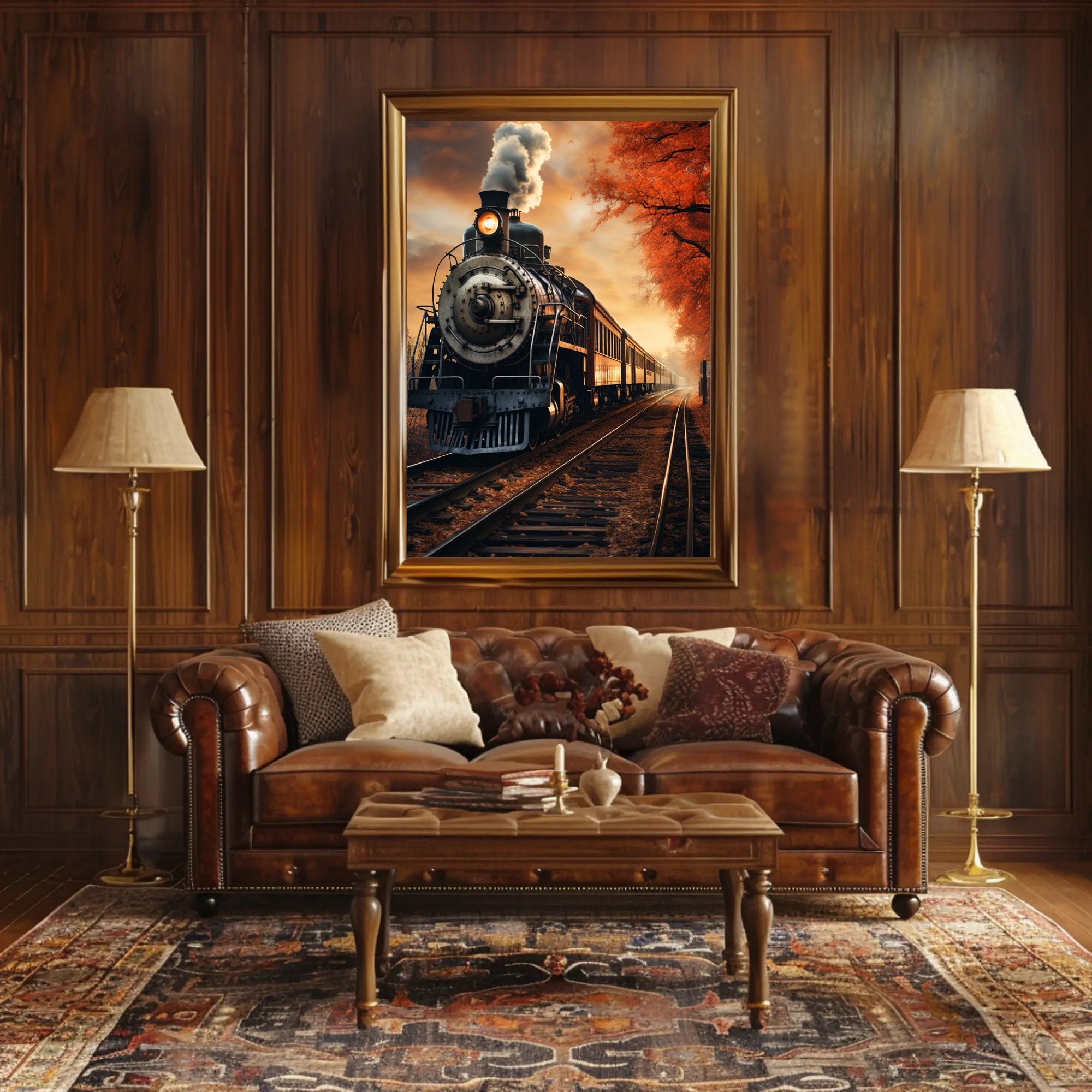 Autumn Steam Journey Poster