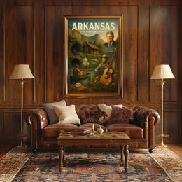 Arkansas The Natural State Poster
