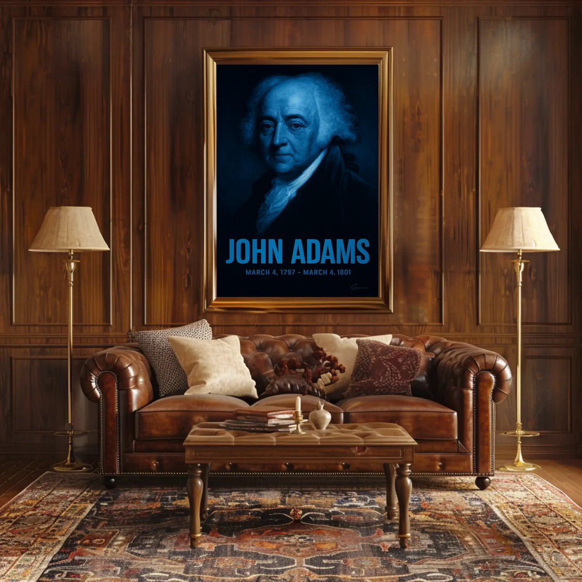 John Adams 2Nd President Poster