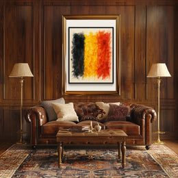 Abstract Belgian Flag Abstract Poster