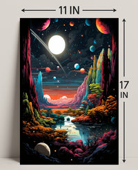 Cosmic Landscape Poster PosterGoat