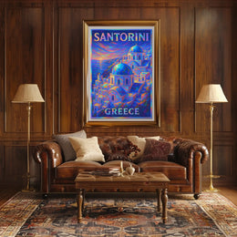 Santorini, Greece Poster