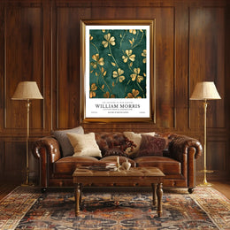 William Morris Cotton Prints Exhibition Poster