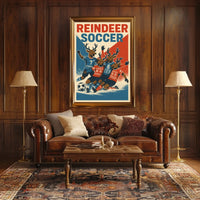 Reindeer Soccer Extravaganza Poster