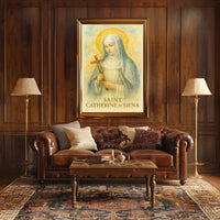 Saint Catherine Siena Poster