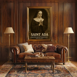 Saint Ada Early Medieval Abbess Poster