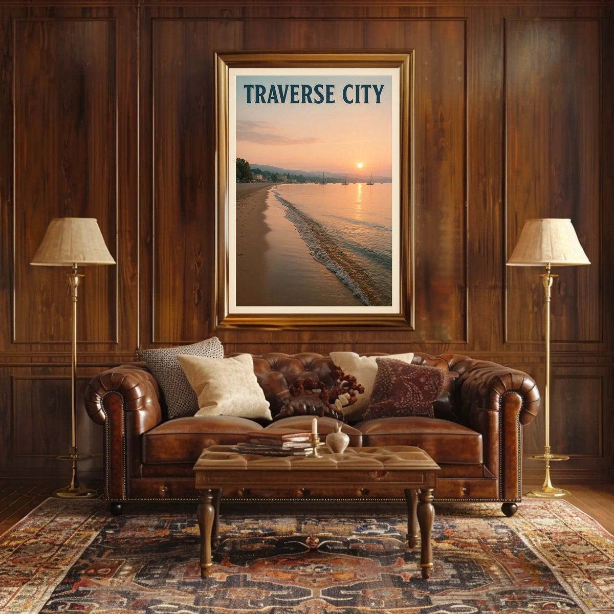 Traverse City Sunset Poster