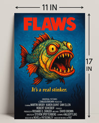 Flaws A Parody Deep Dive Poster PosterGoat