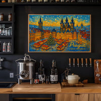 Prague Winter Market Poster