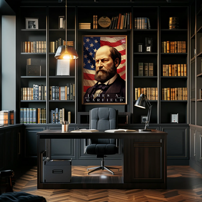 James Garfield 20th President Of The United States Portrait
