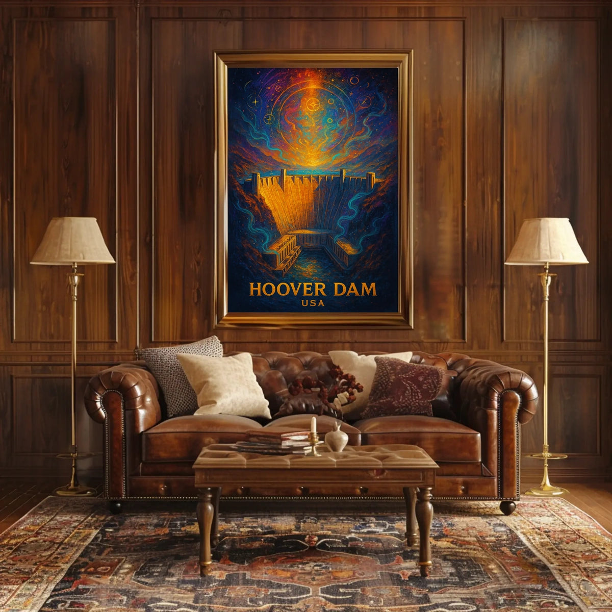 Hoover Dam USA Poster