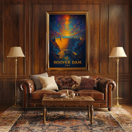 Hoover Dam USA Poster