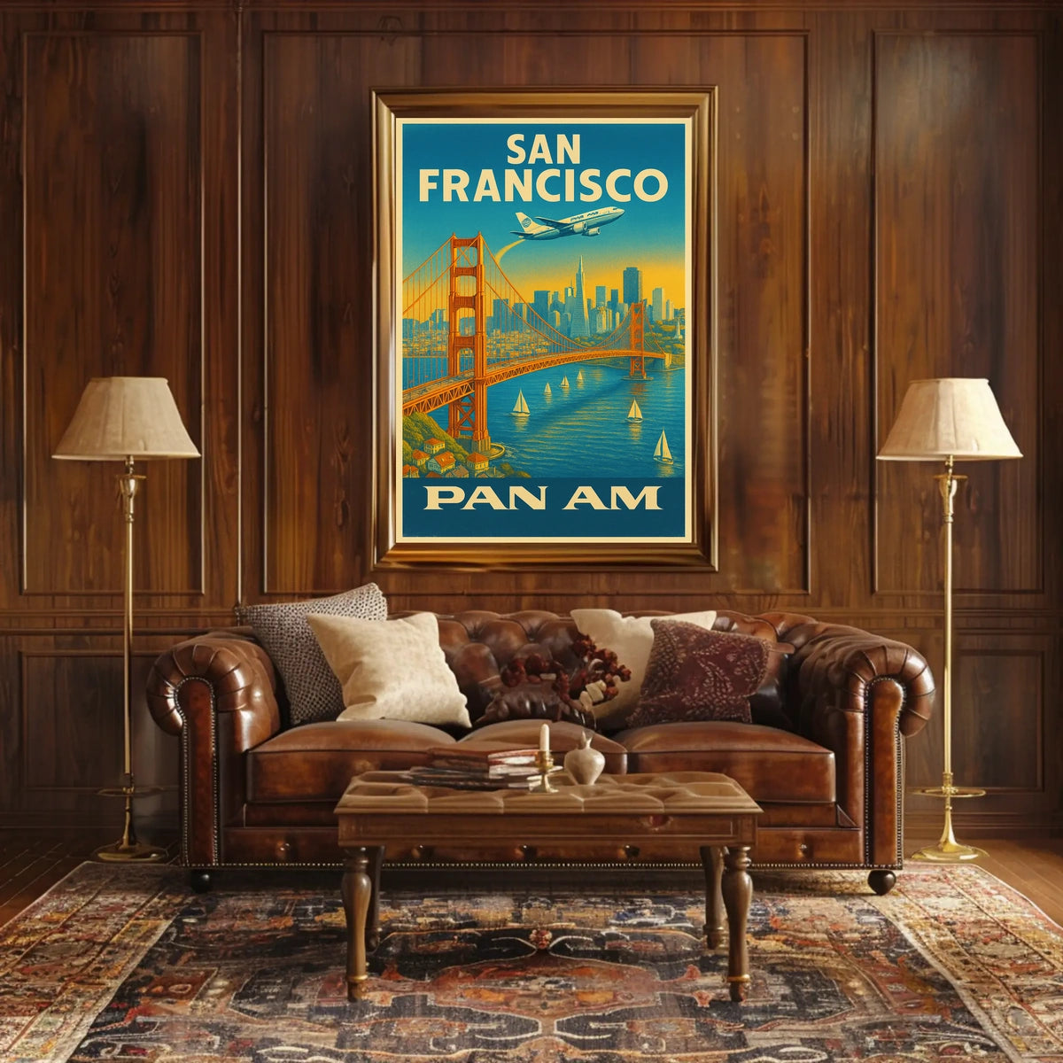 Pan Am San Francisco Poster