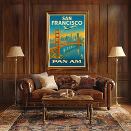 Pan Am San Francisco Poster