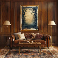 Mystical Gothic Eerie Forest Scene Artistic or Pop Culture Poster