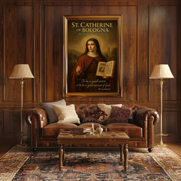 St. Catherine of Bologna  The Patroness of Artists Poster PosterGoat