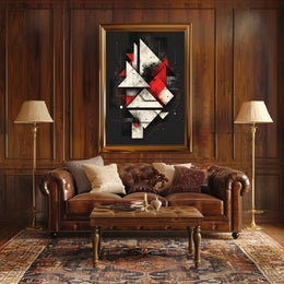 Abstract Geometric Composition Abstract Poster