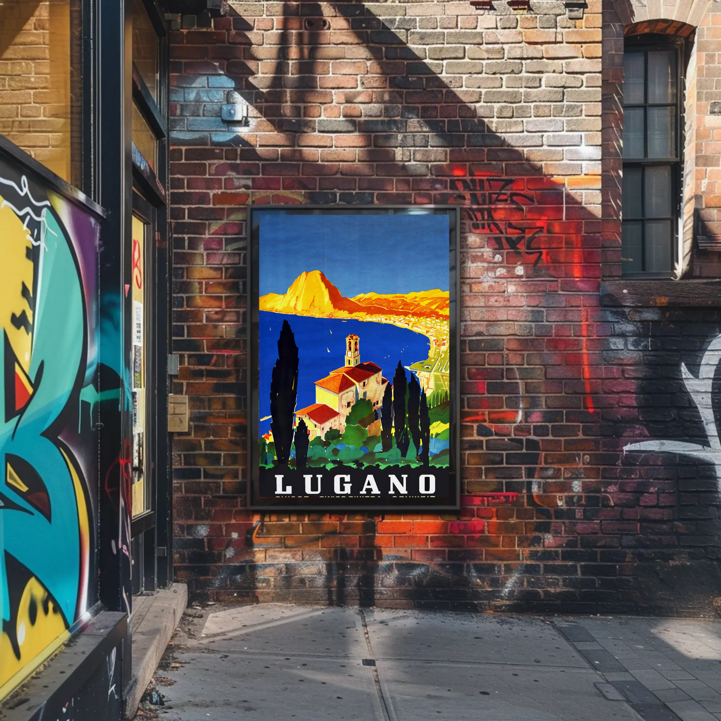 Lugano - Swiss Riviera Poster