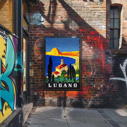 Lugano - Swiss Riviera Poster