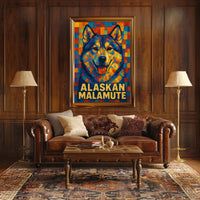 Alaskan Malamute Art Poster