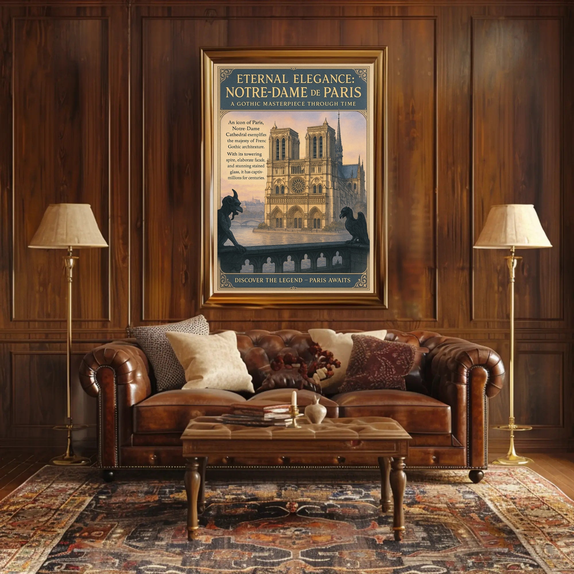 Eternal Elegance: Notre-Dame de Paris Poster PosterGoat