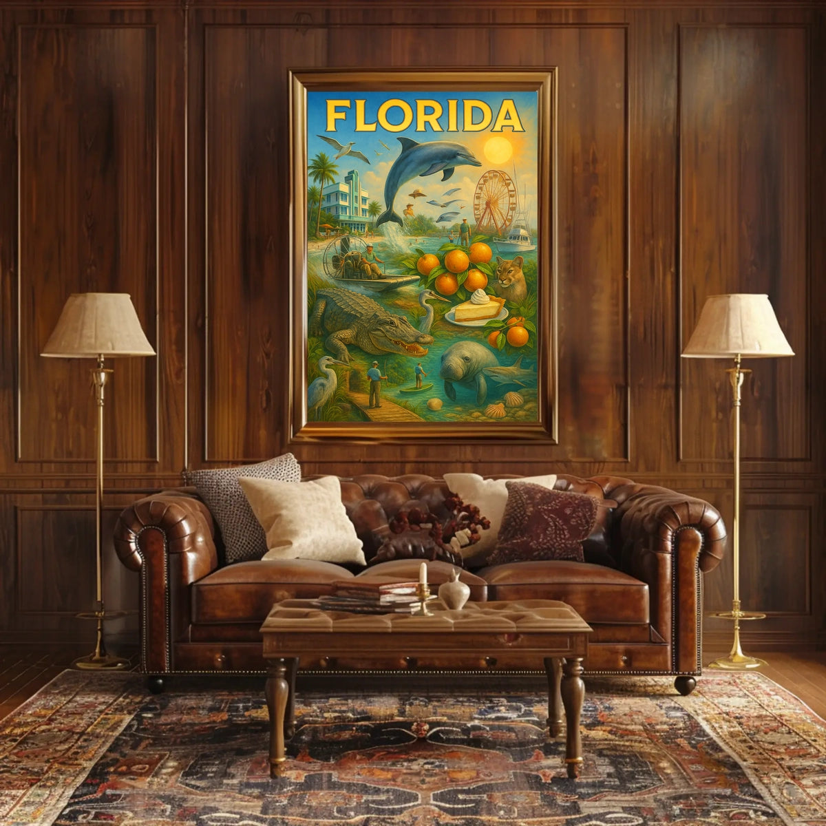 Florida A Vibrant Paradise Poster