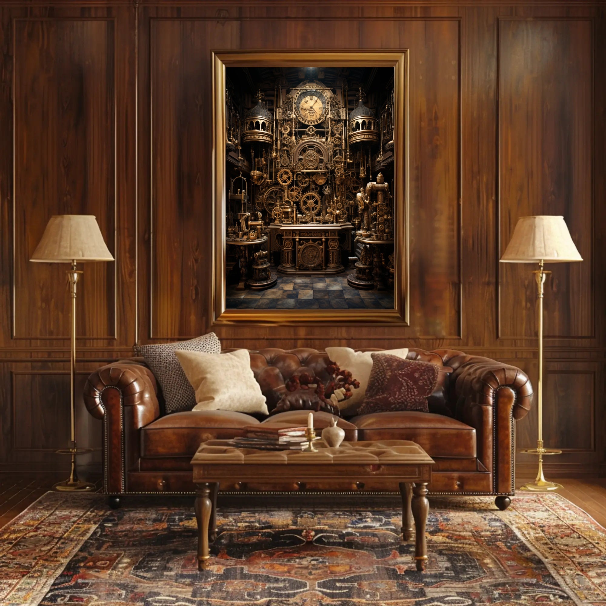Steampunk Clockwork Masterpiece Poster